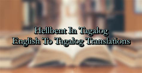 haling in Tagalog .